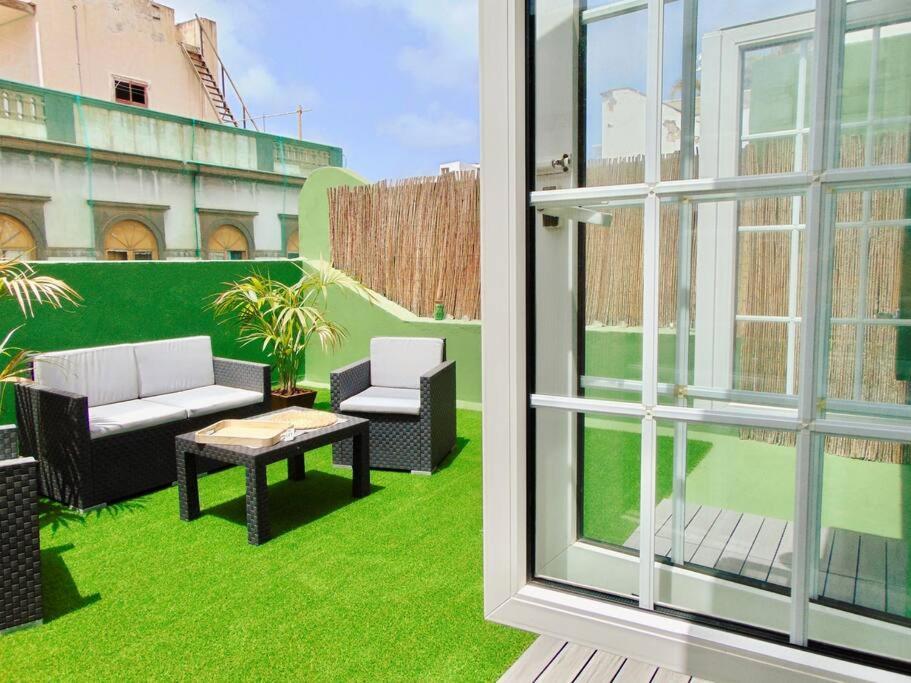 Traditional Townhouse With Private Rooftop Terrace ลาสปัลมาส เด กรานคานาเรีย ภายนอก รูปภาพ